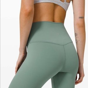 Lululemon Align Crop 21 Tidewater Teal